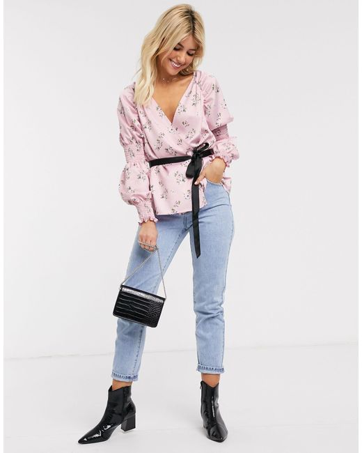 satin top asos