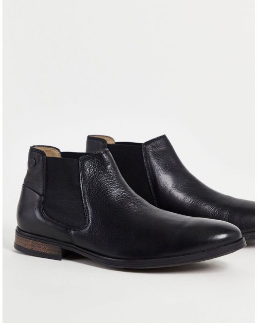 Botines chelsea negros Jack \u0026 Jones de Tejido sintético de color Negro para  hombre | Lyst