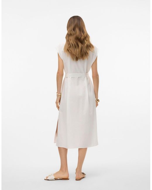 Vero Moda White – hemdkleid