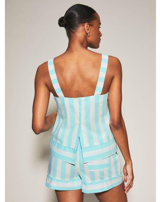 KBX Blue Stripe Cami Set