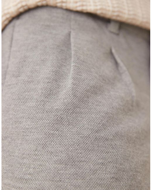 ASOS – elegante, schmal zulaufende oversize-hose in Natural für Herren