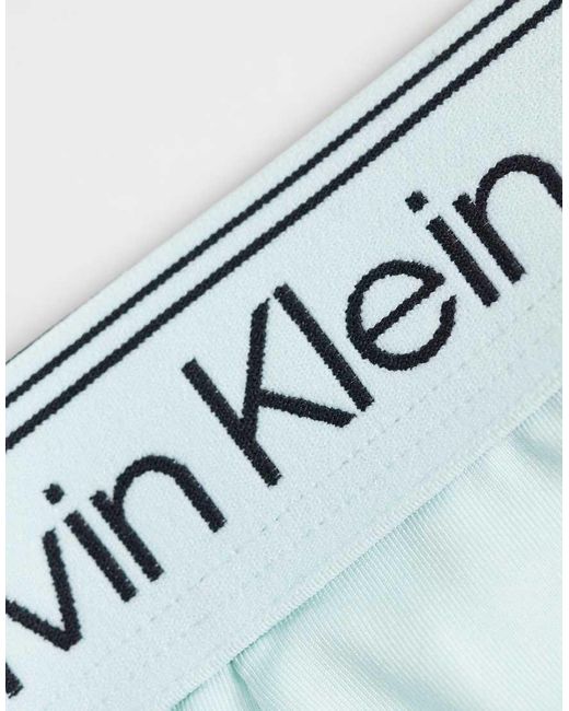Calvin Klein Blue Microfibre Stretch 5 Pack Boxer Briefs for men