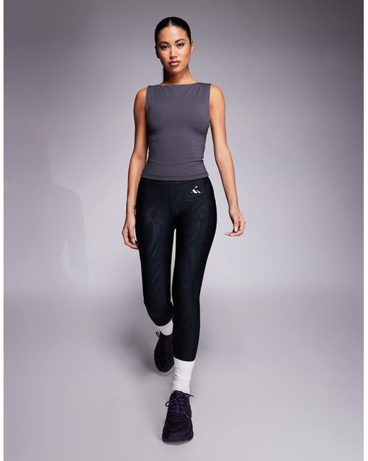Adidas Originals Blue Adidas Training Optime Full Length leggings