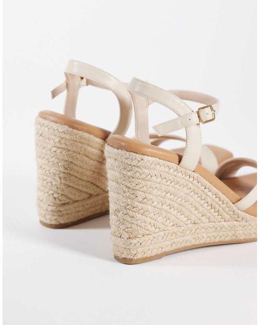 New Look Wedge Espadrille in Natural | Lyst UK