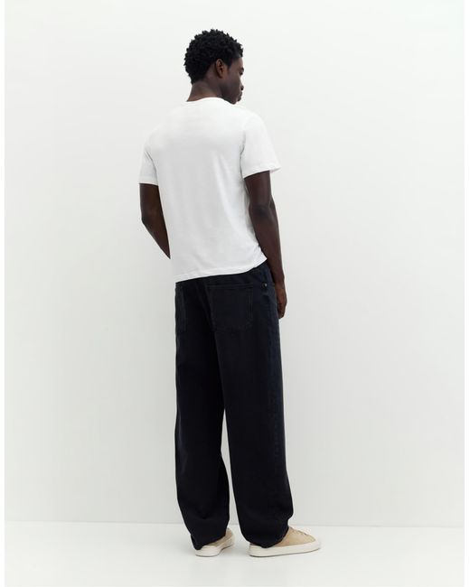 Pull&Bear Pull & bear – basic – slim-fit-t-shirt in White für Herren