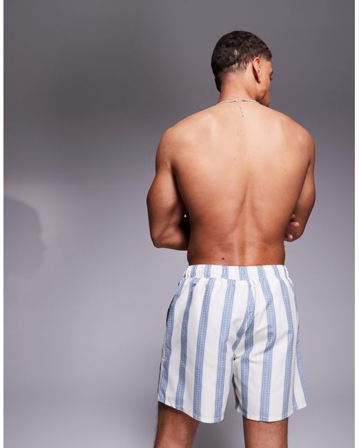 ASOS Blue Swim Shorts for men