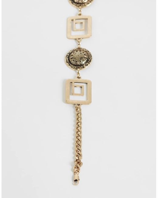 ASOS Natural Coin Antique Inspired Chain Belt
