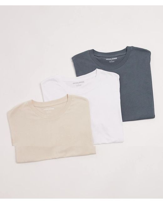 Jack & Jones Blue Oversize T-shirt 3 Pack for men