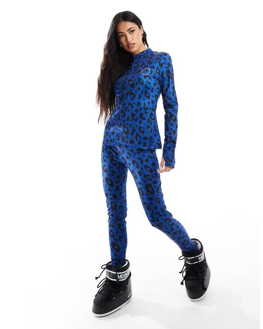 South Beach Blue – baselayer-leggings