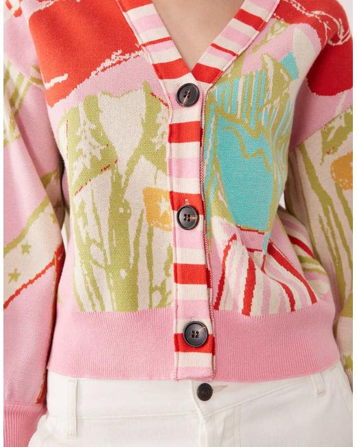 Never Fully Dressed Pink Cardigan