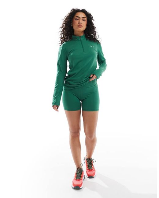 Mallas Deportivas Cortas De 5" Evolve De PUMA de color Green