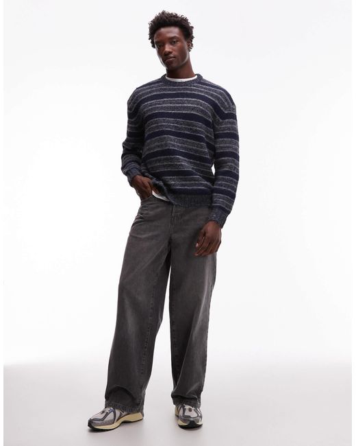 Shoreton - pull rayé en maille Element pour homme en coloris Blue