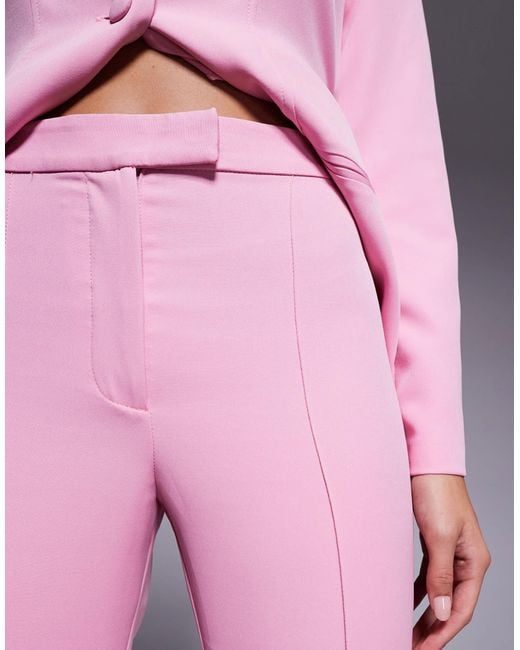 ASOS Pink Co-ord Straight Trouser
