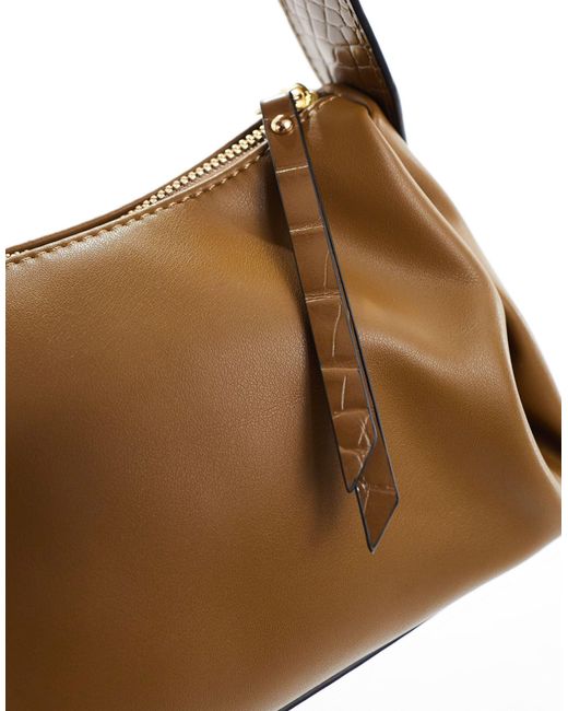 ASOS Blue Slouch Shoulder Bag With Stud Detail