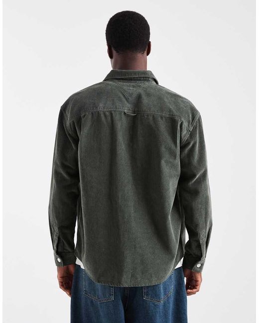 Camicia Kaki Comoda di Tommy Hilfiger in Gray da Uomo