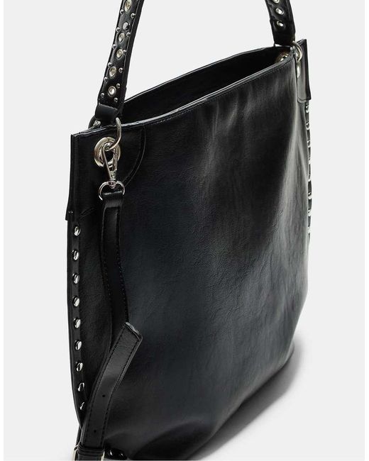 Stradivarius Schoudertas Met Studs En Band in het Purple