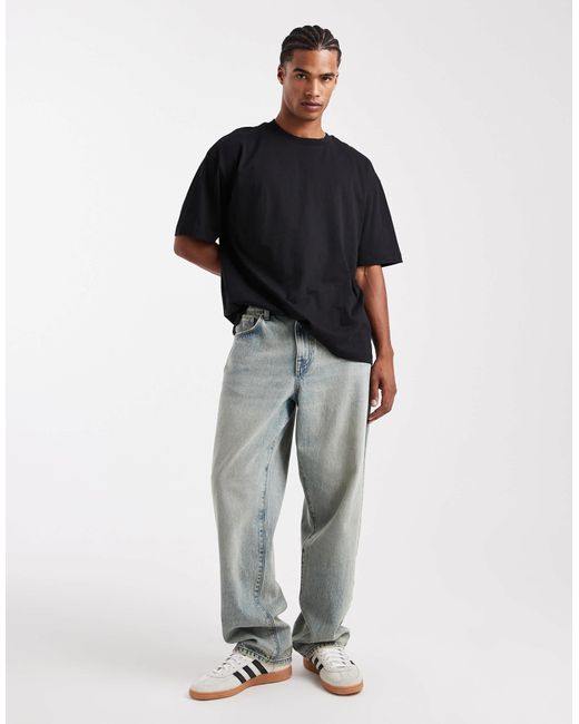 ASOS – 2er-pack basic-t-shirts in Multicolor für Herren