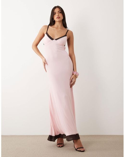 asos pink formal dress strapless open back dress Rent Asos Edition Volume Sleeve Satin Mini Dress In Hot Pink