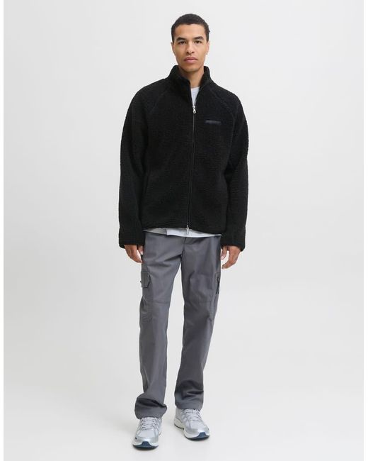 Jack & Jones Black Teddy Jacket for men