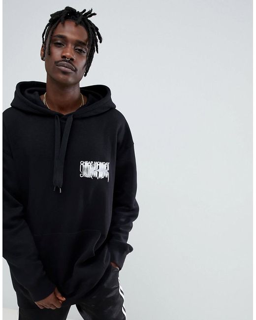 Cheap Monday Cynical Hoodie Black for Men | Lyst Canada