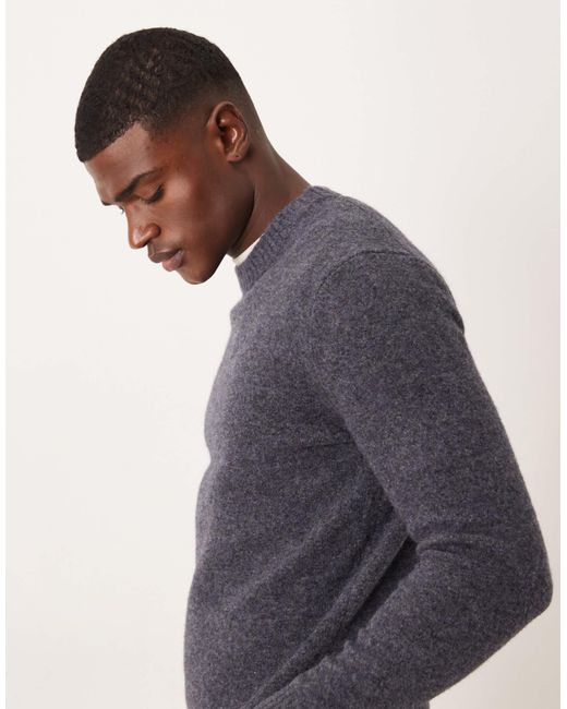 Pull ras Mango pour homme en coloris Blue