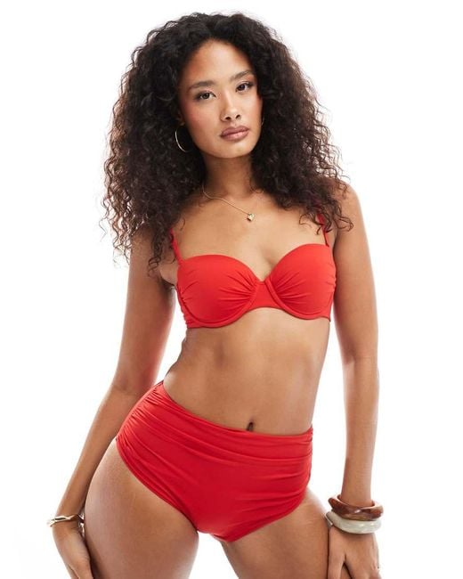 Lindex Red Reese Underwire Bikini Top