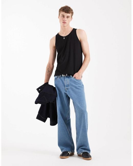 Jack & Jones – basic-trägertops in Blue für Herren