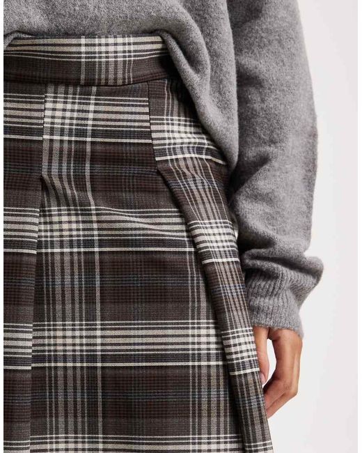 ASOS Multicolor Pleated Circle Maxi Skirt