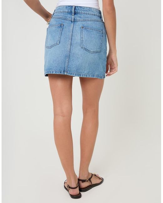 Threadbare Blue 2 Pack Denim Mini Skirts