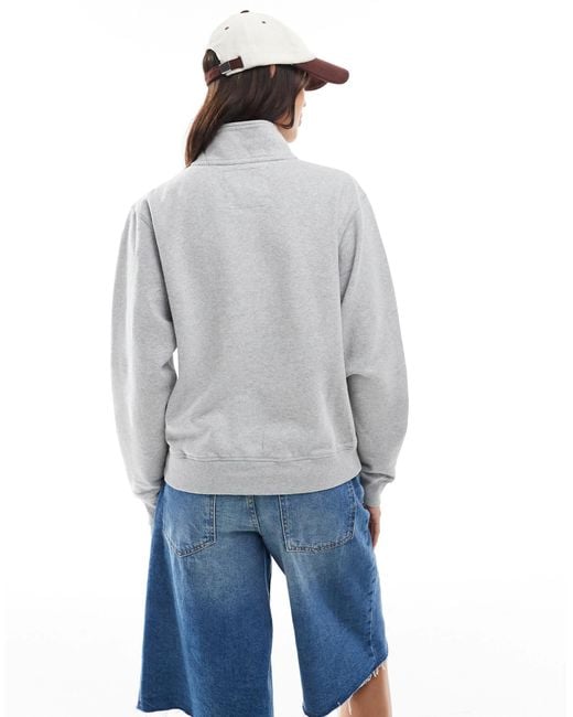 Superdry Gray – athletic essentials – sweatshirt