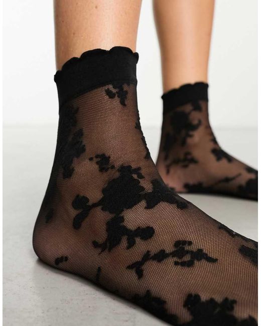 ASOS Natural Lace Sock