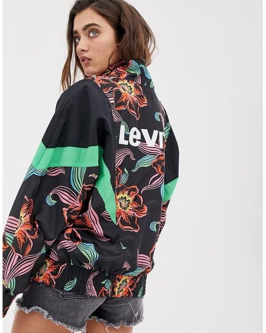 Levi's Multicolor Reese Floral Shell Jacket