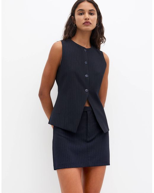 Gilet Pull&Bear en coloris Blue