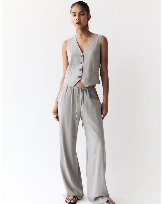 Pull&Bear Rustieke Joggingbroek in het White