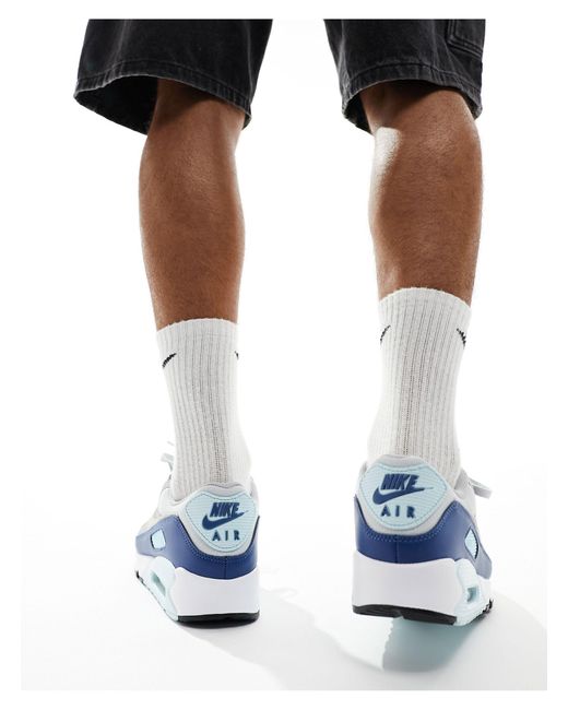 Air max 90 - baskets - et bleu Nike en coloris Blue