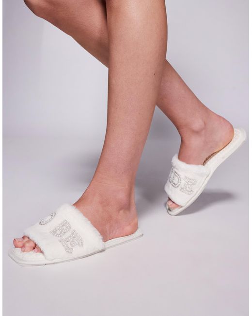 ASOS Pink – ziva – hausschuhe im mules-stil