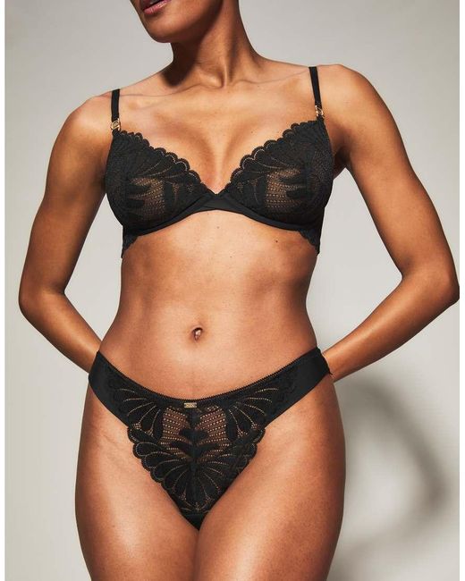 KBX Black Knickerbox Olivia Thong
