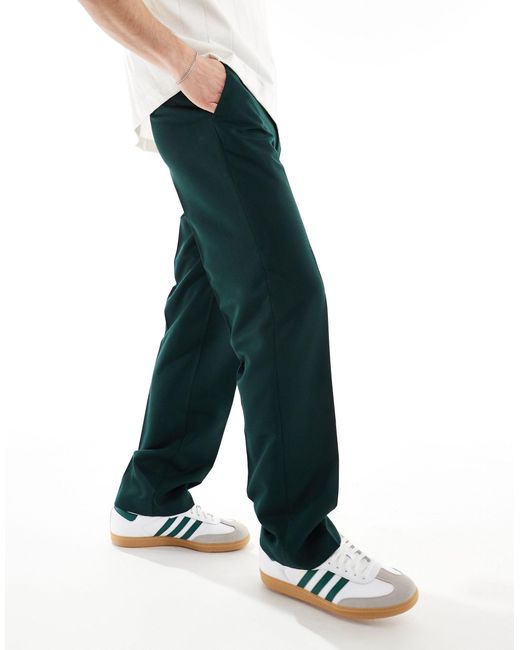 Pantalon élégant droit - forêt ASOS pour homme en coloris Green