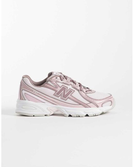 New Balance Pink 740 Trainers