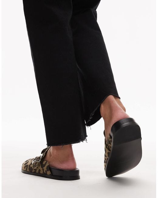 TOPSHOP Black Beck Clog