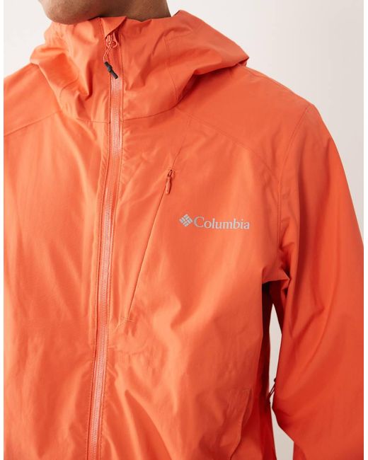 Columbia Orange Trailborne 2.5l Shell Jacket for men