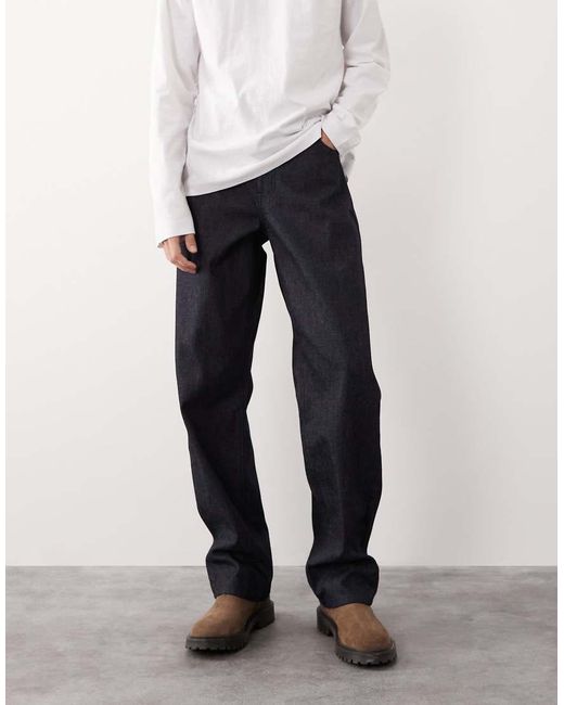ASOS COLLECTIVE Blue Straight Fit Jeans for men