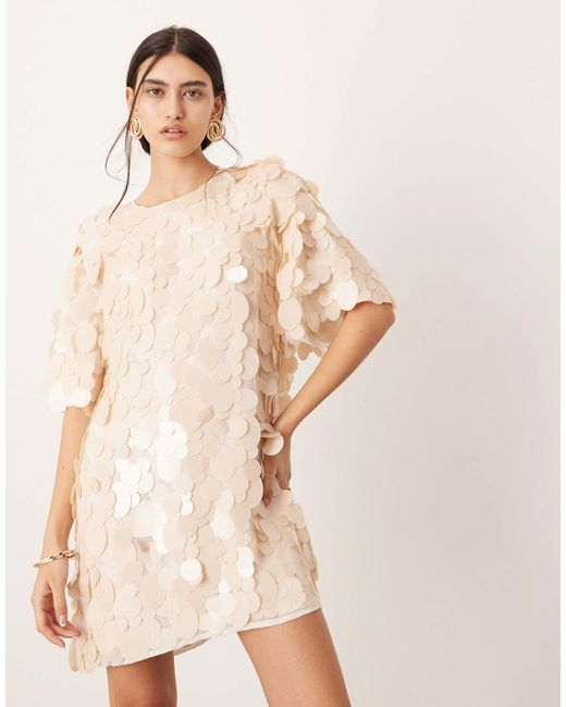 knee length dresses for ladies Sequin Shirt Dress in Swifty Midnight Small main image 0