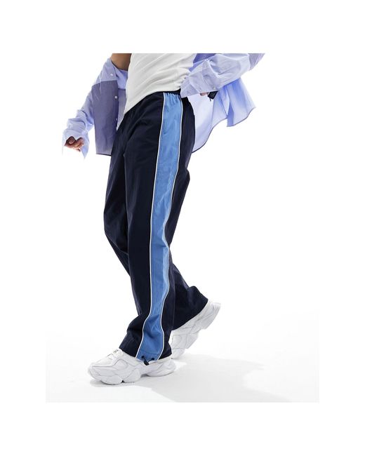 Pantaloni sportivi ampi di ASOS in Blue da Uomo