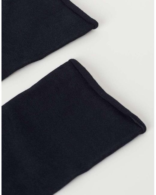 Calzedonia Black Non-Elastic Cotton Ankle Socks
