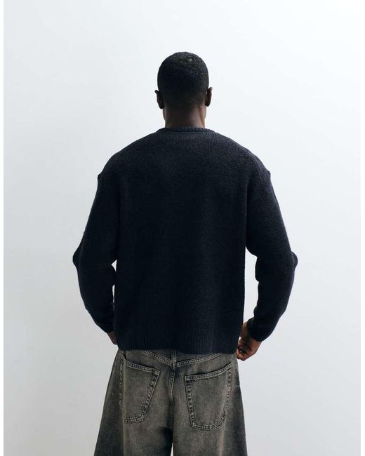 KTZ Blue Logo Knitted Jumper for men