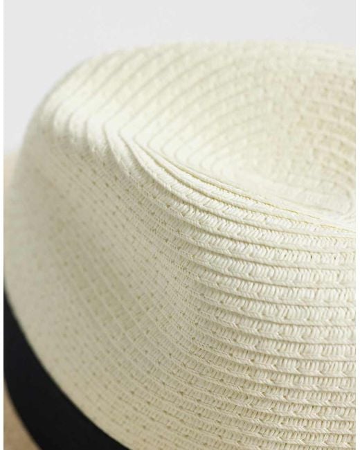 Accessorize Natural Chic Band Fedora Hat