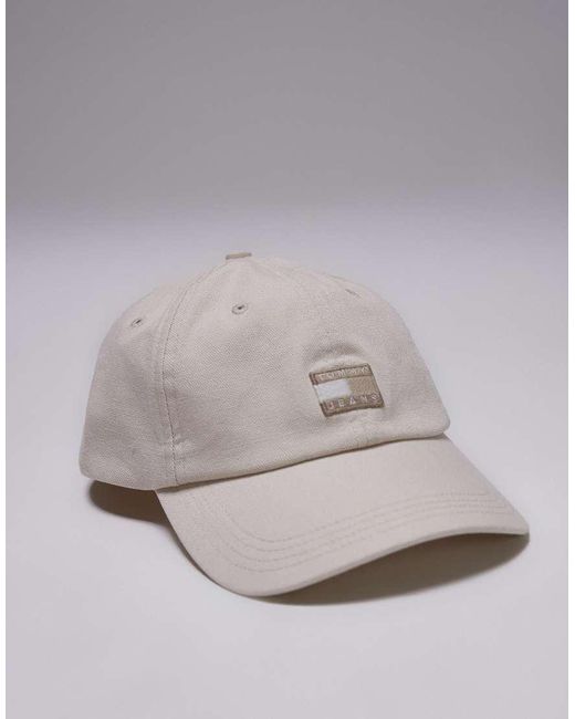 Tommy Hilfiger Pink Flag Logo Canvas Cap