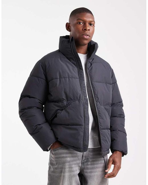 Only & Sons Oversized Gewatteerd Jack in het Blue voor heren