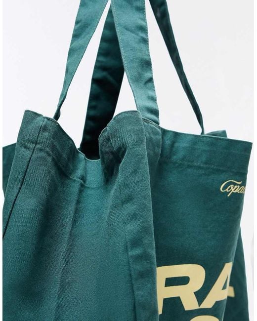 Bershka Green Brazil Tote Bag